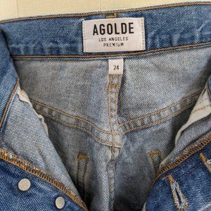 AGOLDE TRENDY DISTRESSED JEANS